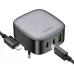 Сетевое зар./устр. Hoco CS33A 30W 3A+2.5A+2A+1.5A (PD+QC) 2xUSB/USB type-C универсальное серый (PD30W(TYPE-C TO TYPE-C) 17536)