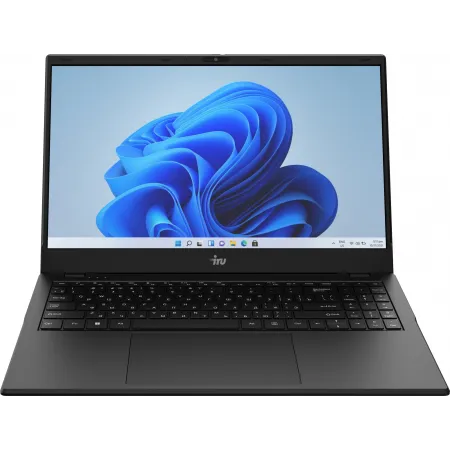 Ноутбук IRU Planio 15ING N100 8Gb SSD512Gb Intel Iris Xe graphics 15.6" IPS FHD (1920x1080) Free DOS black 6000mAh (2058904)