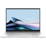 Ноутбук Asus Zenbook 14 OLED UX3405MA-QD988 Core Ultra 5 125H 16Gb SSD512Gb Intel Arc 14" OLED FHD+ (1920x1200) noOS silver WiFi BT Cam Bag (90NB11R2-M01SN0)