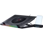 Подставка для ноутбука Redragon Ivy (77905) 15.6" 360x250x55мм 19дБ 2xUSB 5x 140ммFAN 890г металл/пластик черный