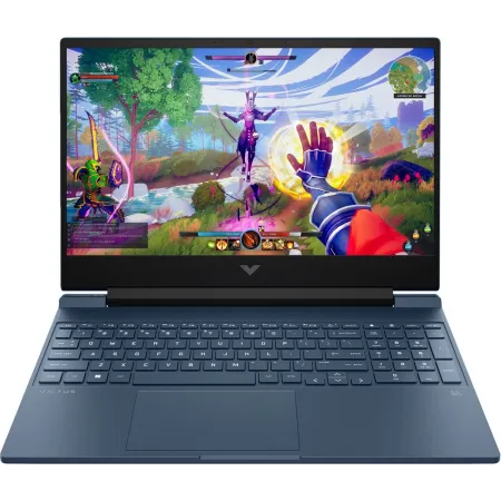 Ноутбук HP Victus 15-fb2031ci Ryzen 7 8845HS 16Gb SSD512Gb NVIDIA GeForce RTX4060 8Gb 15.6" IPS FHD (1920x1080) Free DOS blue WiFi BT Cam (A74LLEA)