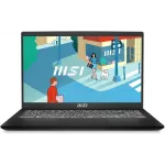 Ноутбук MSI Modern 15 B13M-1017US Core i5 1335U 16Gb SSD512Gb Intel Iris Xe graphics 15.6" IPS FHD (1920x1080) Windows 11 Professional Multi Language black WiFi BT Cam (9S7-15H112-1017)