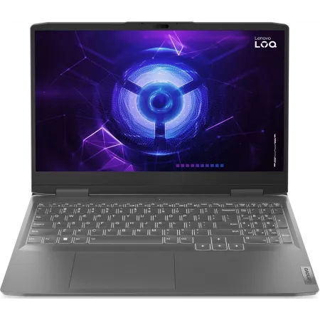Ноутбук Lenovo LOQ 15IRH8 Core i7 13620H 16Gb SSD512Gb NVIDIA GeForce RTX4050 6Gb 15.6" IPS FHD (1920x1080) без ОС grey WiFi BT Cam (82XV00XSRK)