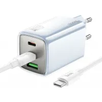 Сетевое зар./устр. Hoco N49 Glorious 65W 3A (PD+QC+AFC) USB/2xUSB Type-C универсальное синий (35479)