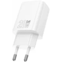 Сетевое зар./устр. Hoco N61 Gentle 20W 3A (PD+QC) USB-A/Type-C универсальное белый (44242)