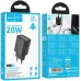 Сетевое зар./устр. Hoco N61 Gentle 20W 3A (PD+QC) USB/USB Type-C универсальное черный (44235)