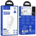 Сетевое зар./устр. Hoco N63 Gentle 30W 3A (PD+QC) USB Type-C универсальное белый