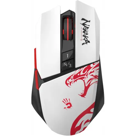 Мышь A4Tech Bloody R36 Ultra черный/белый/красный оптическая 12000dpi беспров. USB 7but (R36 ULTRA NARAKA USB)
