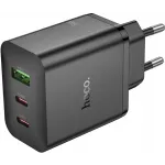 Сетевое зар./устр. Hoco Scenery PD65W 65W 3A (PD) USB/2xUSB Type-C универсальное черный (41098)