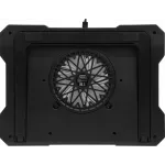 Подставка для ноутбука Digma D-NCP190-1x100RGB 19" 428x316x58мм 52дБ 2xUSB 1x 140ммFAN 1280г Fan-control металл/пластик черный