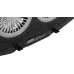 Подставка для ноутбука Digma D-NCP180-2x110RGB 18" 410x280x34мм 20дБ 2xUSB 2x 110ммFAN 700г Fan-control пластик ABS черный