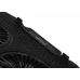 Подставка для ноутбука Digma D-NCP180-2x110 18" 410x280x34мм 20дБ 2xUSB 2x 110ммFAN 700г пластик ABS черный