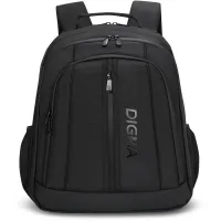 Рюкзак для ноутбука 15.6" Digma Stash S2 черный полиэстер (DGBP15S2BK) Рюкзак для ноутбука 15.6" Digma Stash S2 черный полиэстер (DGBP15S2BK)