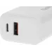 Сетевое зар./устр. BoraSCO 65W 3.25A+3A (PD+QC) USB/USB Type-C универсальное белый (52584)