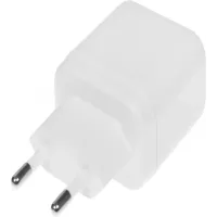 Сетевое зар./устр. BoraSCO 15W 3A+3A 2xUSB универсальное белый (52578)