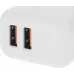 Сетевое зар./устр. BoraSCO 15W 3A 2xUSB универсальное белый (52580)