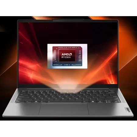 Ноутбук Lenovo Xiaoxin Pro14 AHP9 Ryzen 7 8745H 24Gb SSD1Tb AMD Radeon 780M 2Gb 14" OLED 2.8K (2880x1800) Windows 11 Home grey WiFi BT Cam