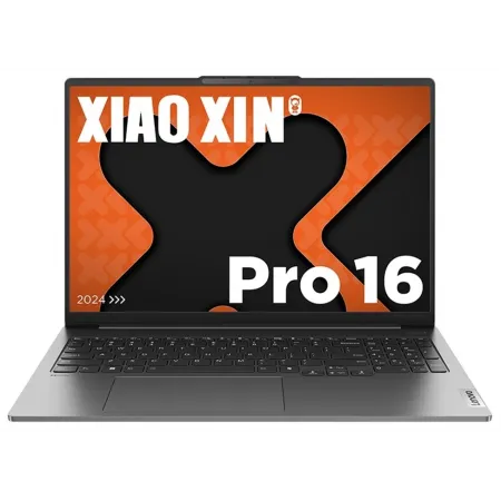 Ноутбук Lenovo Xiaoxin Pro16 AHP9 Ryzen 7 8745H 24Gb SSD1Tb AMD Radeon 780M 2Gb 16" IPS 2.5K (2560x1600) Windows 11 Home grey WiFi BT Cam