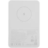Мобильный аккумулятор Xiaomi BHR9303GL 5000mAh 18W 2.4A USB-C беспров.зар. белый