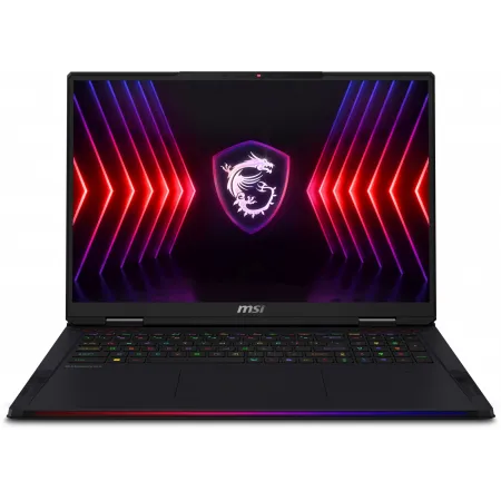 Ноутбук MSI Raider A18 HX A9WJG-216RU Ryzen 9 9955HX3D 64Gb SSD2Tb NVIDIA GeForce RTX5090 24Gb 18" IPS UHD+ (3840x2400) Windows 11 black WiFi BT Cam (9S7-182L72-216)