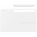Чехол Samsung для Samsung Galaxy Tab S10 FE+ Smart Book Cover поликарбонат/полиуретан белый (EF-BX620PWEGRU)