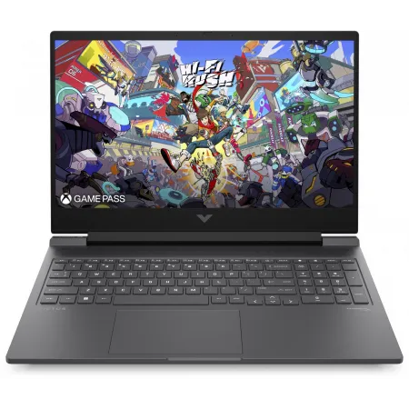 Ноутбук HP Victus 16-r1076ci Core i7 14650HX 16Gb SSD512Gb NVIDIA GeForce RTX4050 6Gb 16.1" IPS FHD (1920x1080) FreeDOS silver WiFi BT Cam (B09JWEA)