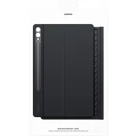 Чехол-клавиатура Samsung для Samsung Galaxy Tab S9+/S9 FE+/S10+ Book Cover Keyboard поликарбонат/полиуретан черный (EF-DX825UBRGRU)