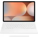 Чехол-клавиатура Samsung для Samsung Galaxy Tab S9+/S9 FE+/S10+ Book Cover Keyboard поликарбонат/полиуретан белый (EF-DX825UWRGRU)