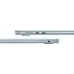 Ноутбук Apple MacBook Air A3241 M4 10 core 24Gb SSD512Gb/10 core GPU 15.3" Liquid Retina (2880x1864) macOS lt.blue WiFi BT Cam (MC7D4HN/A)
