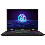 Ноутбук MSI Pulse 17 AI C1VEKG-088XRU Core Ultra 5 135H 16Gb SSD1Tb NVIDIA GeForce RTX4050 6Gb 17" IPS QHD+ (2560x1600) FreeDOS black WiFi BT Cam (9S7-17T311-088)