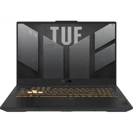 Ноутбук Asus TUF Gaming F17 FX707VJ-HX006 Core 5 210H 16Gb SSD512Gb NVIDIA GeForce RTX 3050 6Gb 17.3" IPS FHD (1920x1080) без ОС grey WiFi BT Cam (90NR0MY5-M00060)