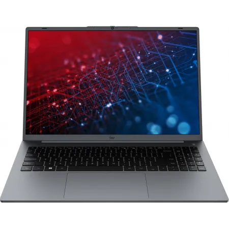 Ноутбук IRU Tactio 16ALB Core i5 1235U 16Gb SSD256Gb Intel UHD Graphics 16" IPS FHD (1920x1080) Windows 11 Pro grey WiFi BT Cam 4830mAh (2110207)