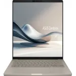 Ноутбук Asus Zenbook 14 UX3407QA-QD197W Snapdragon X X1-26-100 16Gb SSD512Gb Qualcomm Adreno 14" OLED WUXGA (1920x1200) Windows 11 Home beige WiFi BT Cam Bag (90NB1501-M00850)