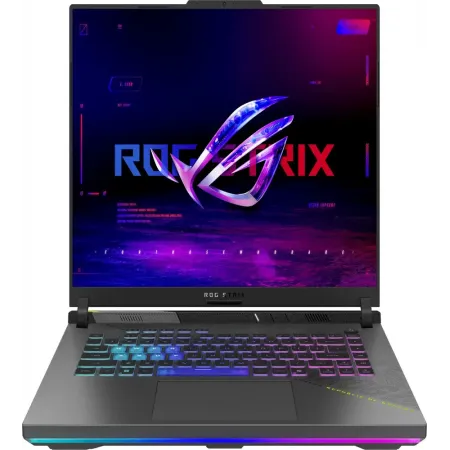 Ноутбук Asus ROG Strix G16 G614FR-S5054 Ryzen 9 9955HX 32Gb SSD1Tb NVIDIA GeForce RTX5070Ti 12Gb 16" IPS 2.5K (2560x1600) без ОС grey WiFi BT Cam (90NR0NK8-M002E0)