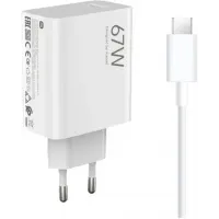 Сетевое зар./устр. Xiaomi BHR9465EU 67W 6A (PD) USB Type-C универсальное белый Сетевое зар./устр. Xiaomi BHR9465EU 67W 6A (PD) USB Type-C универсальное белый