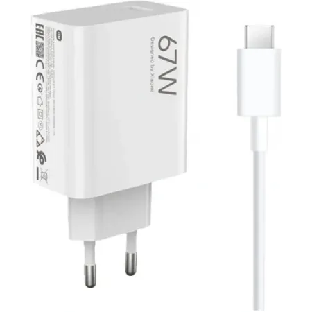 Сетевое зар./устр. Xiaomi BHR9465EU 67W 6A (PD) USB Type-C универсальное белый