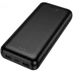 Мобильный аккумулятор Hoco J153A Stability 20000mAh QC3.0/PD 2A 2xUSB-A/USB-C черный (56085)
