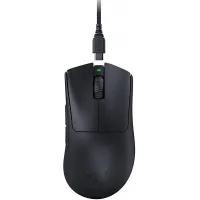 Мышь Razer DeathAdder V3 Pro черный оптическая 30000dpi беспров. USB-C 5but (RZ01-04630100-R3A1) Мышь Razer DeathAdder V3 Pro черный оптическая 30000dpi беспров. USB-C 5but (RZ01-04630100-R3A1)
