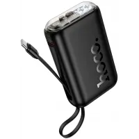 Мобильный аккумулятор Hoco J157 10000mAh QC3.0/PD 22.5W 2A USB-A/2xUSB-C черный (62055) Мобильный аккумулятор Hoco J157 10000mAh QC3.0/PD 22.5W 2A USB-A/2xUSB-C черный (62055)
