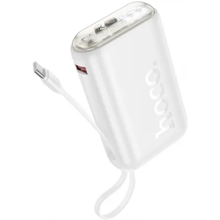 Мобильный аккумулятор Hoco J157 10000mAh QC3.0/PD 22.5W 2A USB-A/2xUSB-C белый (62062) Мобильный аккумулятор Hoco J157 10000mAh QC3.0/PD 22.5W 2A USB-A/2xUSB-C белый (62062)
