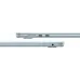 Ноутбук Apple MacBook Air A3241 M4 10 core 16Gb SSD512Gb/10 core GPU 15.3" Liquid Retina (2880x1864) macOS lt.blue WiFi BT Cam (Z1HE0004U(MC7C4))
