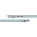 Ноутбук Apple MacBook Air A3241 M4 10 core 16Gb SSD512Gb/10 core GPU 15.3" Liquid Retina (2880x1864) macOS lt.blue WiFi BT Cam (MC7C4ZP/A)