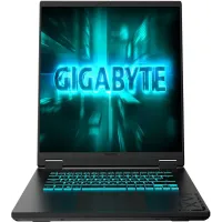 Ноутбук Gigabyte GAMING A16 GA6H Core i5 13420H 16Gb SSD512Gb NVIDIA GeForce RTX5050 8Gb 16" IPS FHD+ (1920x1200) FreeDOS black WiFi BT Cam (CTHH3KZ893SD)