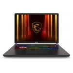Ноутбук MSI Vector 18 HX AI A2XWHG-899XRU Ultra 9 285HX 64Gb SSD1Tb NVIDIA GeForce RTX5070Ti 12Gb 18" IPS QHD+ (2560x1600) FreeDOS grey space WiFi BT Cam (9S7-1824B4-899)