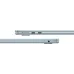 Ноутбук Apple MacBook Air A3240 M4 10 core 16Gb SSD256Gb/8 core GPU 13.6" Liquid Retina (2560x1664) macOS lt.blue WiFi BT Cam (MC6T4LL/A)