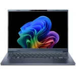 Ноутбук Acer Swift Go 14 AI SFG14-75-58NB Core Ultra 5 226V 16Gb SSD1Tb Intel Arc 130V 14" OLED WUXGA (1920x1200) без ОС blue WiFi BT Cam (NX.JNBCD.007)