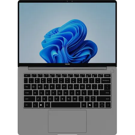 Ноутбук Tecno MegaBook T14RA Air Core i5 1334U 16Gb SSD512Gb Intel Iris Xe graphics 14" IPS WUXGA (1920x1200) Windows 11 Home grey WiFi BT Cam 6460mAh (71003300537)