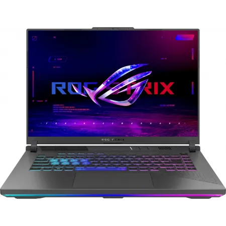 Ноутбук Asus ROG Strix G16 G614PR-RV027 Ryzen 9 8940HX 16Gb SSD1Tb NVIDIA GeForce RTX5070Ti 12Gb 16" IPS WUXGA (1920x1200) без ОС grey WiFi BT Cam (90NR0NJ7-M001J0)