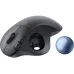 Трекбол Logitech M575S черный оптическая 2000dpi беспров. BT/Radio USB 4but (910-007035)