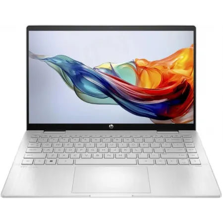 Ноутбук HP Pavilion x360 14t-ek200 Core 5 120U 16Gb SSD512Gb Intel UHD Graphics 14" IPS Touch FHD (1920x1080) Windows 11 Home English silver WiFi BT Cam (8X328AV-1)